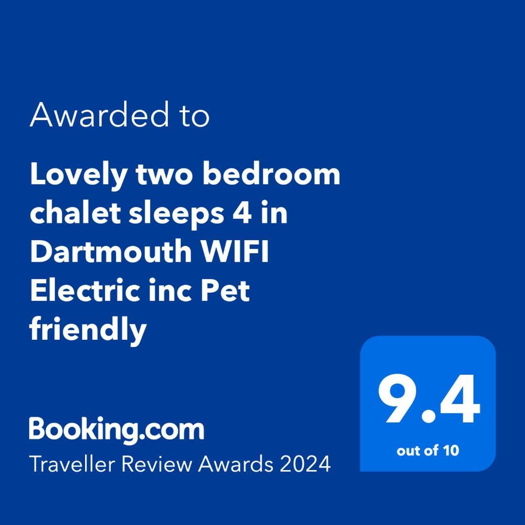 Caldon Holiday Chalet Sleeps 4 In Dartmouth Wifi Electric Inc Pet Friendly Buitenkant foto